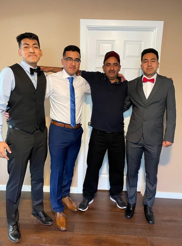 Narcisco Barranco, second from right