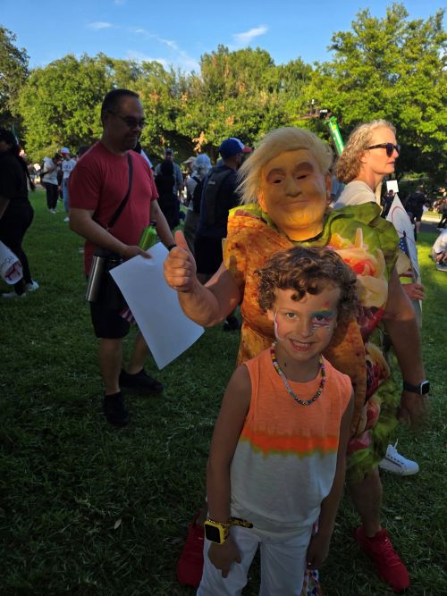 TACO Trump is a hit at No Kings Protest